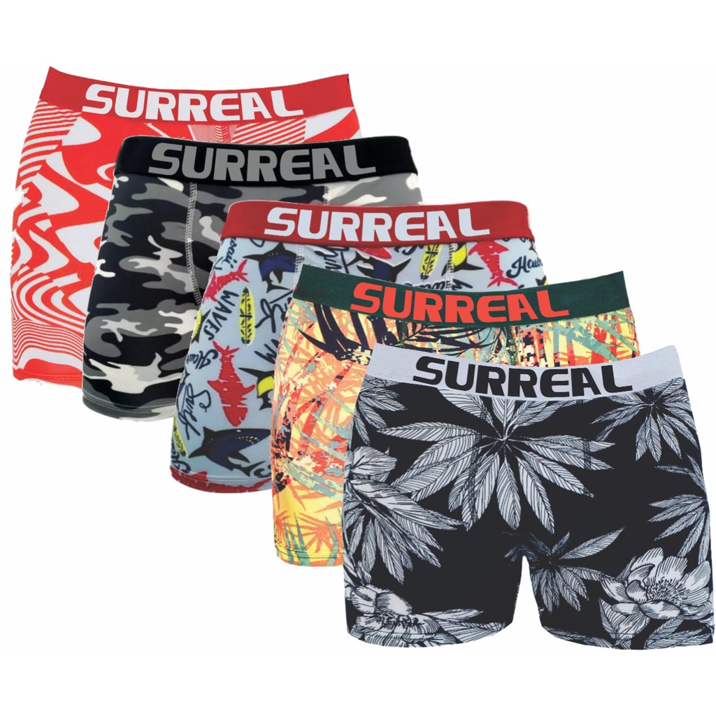 Kit Com 7 Cuecas tamanho JUVENIL Masculino Boxer Microfibra Adolescente