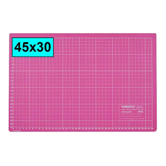 Base De Corte A3 45x30 Patchwork Scrapbook Artesanato