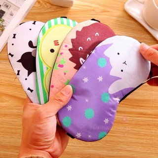 Máscara tapa olho com Gel térmico para dormir e descanso estampas fofas