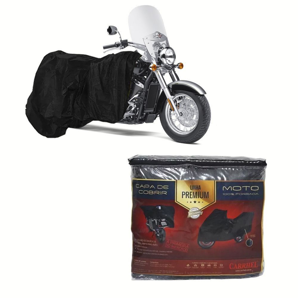 Capa Couro para cobrir KAWASAKI Vulcan VN 900 Classic (GG259)