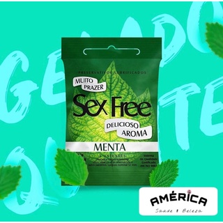 Preservativo SexFree Menta 3unidades | Shopee Brasil