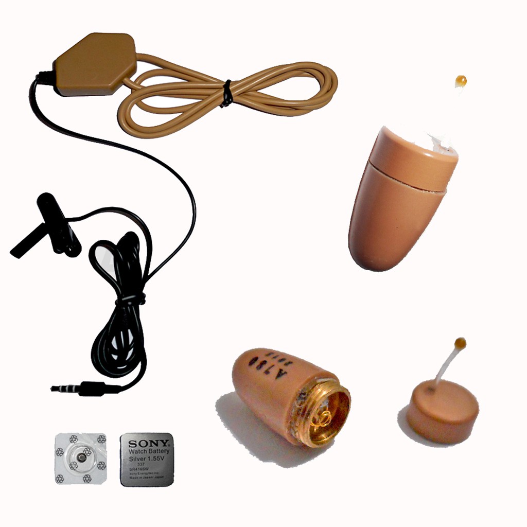 Fone Invisível Micro Escuta Ponto Eletronico De Ouvido Espião