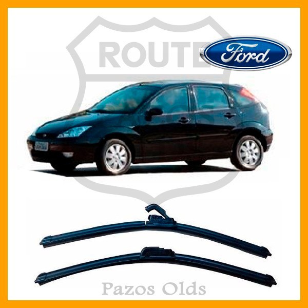 Par Palheta Silicone Limpador Parabrisa Ford Focus 00 À 07