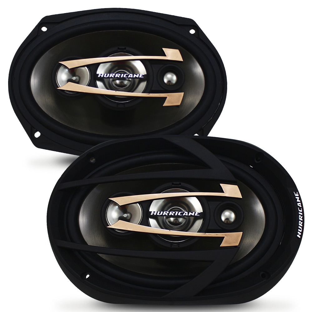 Alto Falante 6x9 Polegadas Hurricane 300w Rms QR69 Quadriaxial 4 Ohms Bobina Simples 600w Pico Par em Oferta na Shopee