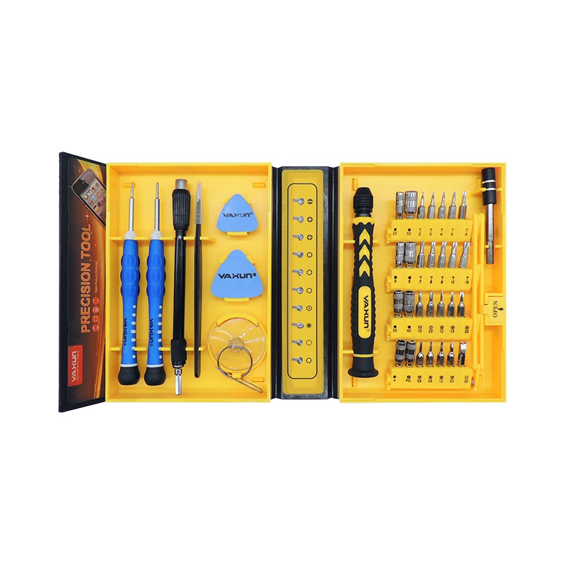 Super Kit de Manutenção de Celular Android e IOS, Notbooks e Games Incluindo Manta S-160 Azul Antiestática Silicone Azul S-160 30x45cm + Kit Yaxun 6028b + 04 GRAMPOS DE 2" SEGURA TELA / TOUCH