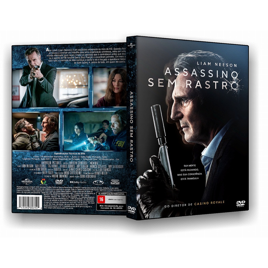 Dvd Assassino Sem Rastro (2022)