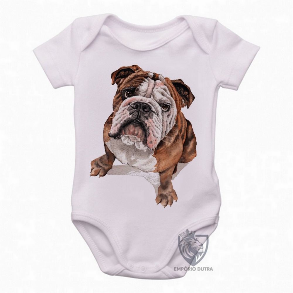 Roupa Bebe Cachorro Bulldog Dog Body Crianca Infantil Bori Nene Shopee Brasil