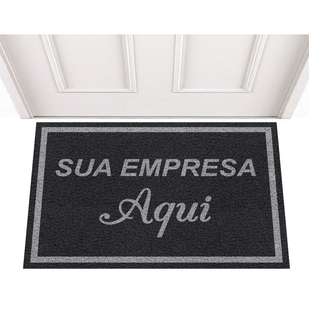 Tapete Capacho 190x80 Personalizado Empresa Desenho Loja