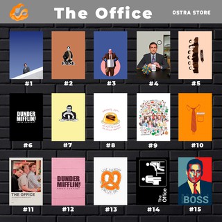 The Office 01 a 15 - Séries - Placa decorativa MDF - 14x20 28x20 - Quadro parede & decoração - Presente - série - seriado