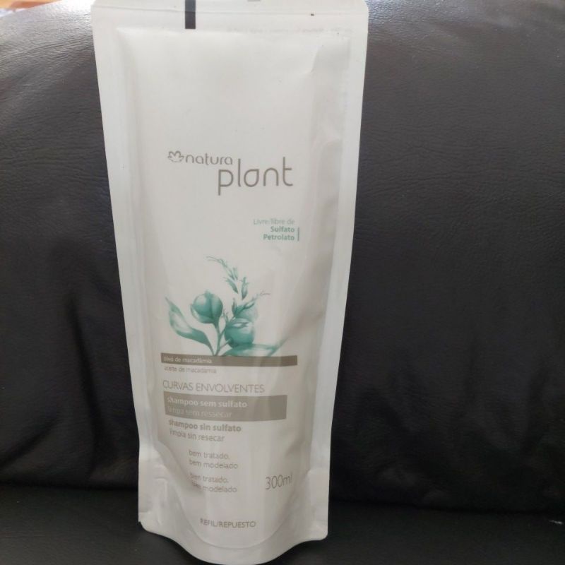 Refil Shampoo Natura plant curvas envolvente 300ml Shopee Brasil