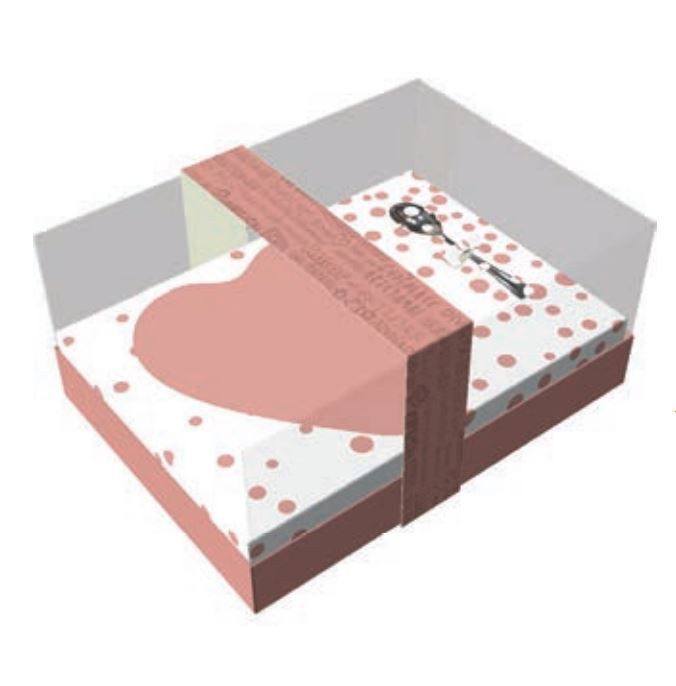 Caixa Ovo de Colher Coração de 250g - Classic Rose Gold Cód 2997 - 05 unidades - Ideia Embalagens em Oferta na Shopee