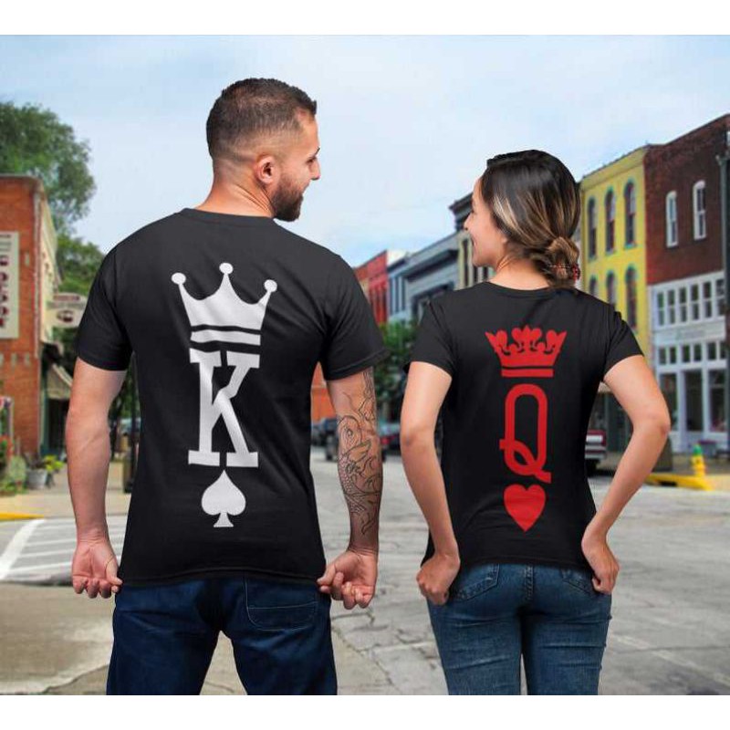 Phalanx eternally logic Camisetas Truco Casal Namorados Combinando Kit 2 Rei Rainha Copas Baralho  Poker Iguais | Shopee Brasil