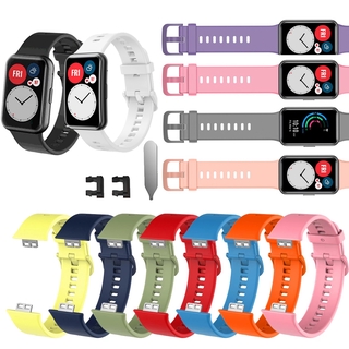 Bracelete De Silicone Para O Relógio Huawei Watch Fit Novo