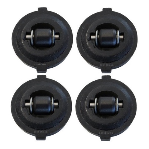 4 Rodinhas Rolete Máquina Cortar Tecido De Faca 5 Polegadas