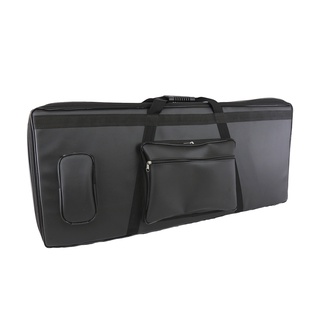 Capa Bag Teclado 5/8 Couro Ecológico Premium Pelúcia Acolchoada 61 Teclas