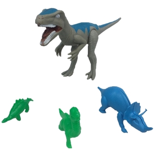 Brinquedo Dinossauro Velociraptor Com Som de Verdade Vinil
