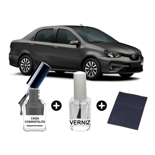 Tinta Tira Risco Automotiva Cosmopolita Etios