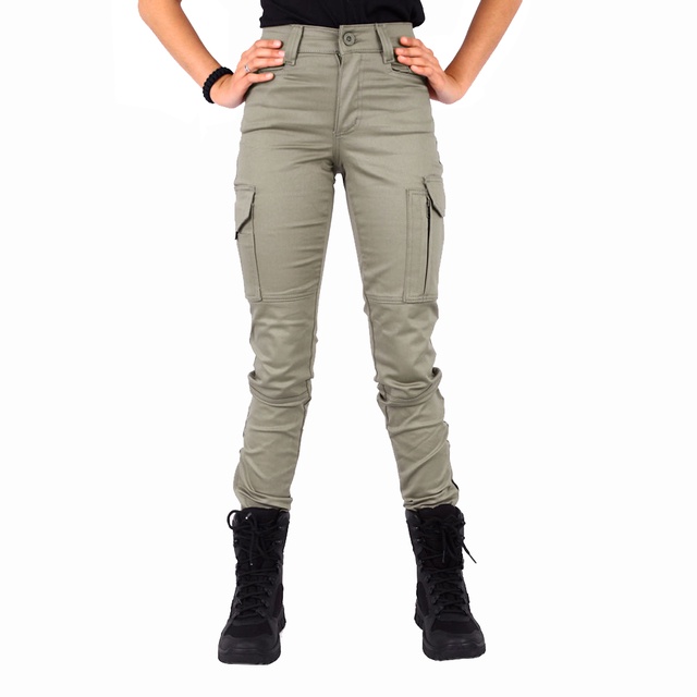 Calça Fem-Tac Feminina Militar Tática Cargo Bélica Areia