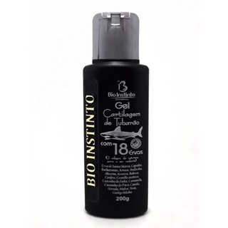 Gel Cartilagem de Tubarão com 18 Ervas - 200g - Bio instinto (Alívio da fadiga muscular)