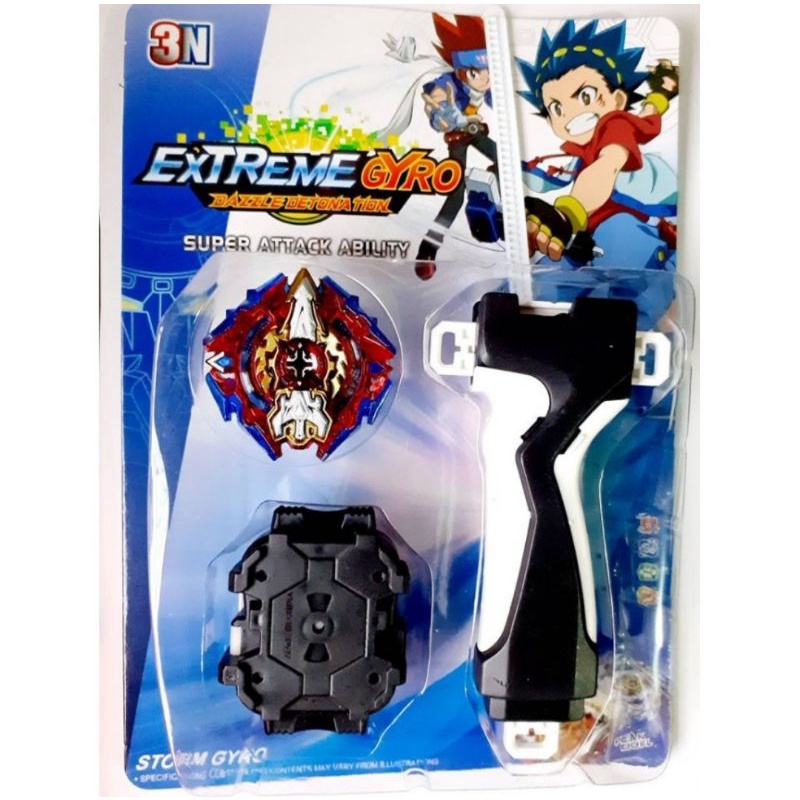 Brinquedo Pião Beyblade Extreme Gyro Metal Com Lançador Grip