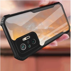 Caso Claro À Prova De Choque Para Xiaomi Redmi Note 10 9 8 7 6 5 Pro Max 10S 4G 5G Embalagem Transparente Acrílico Capa