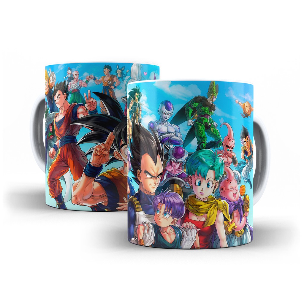 Caneca Dragon Ball - Xícara Personalizada 325ML Porcelana Cerâmica 100% AAA DBZ Cozinha Decoração Presente em Oferta na Shopee