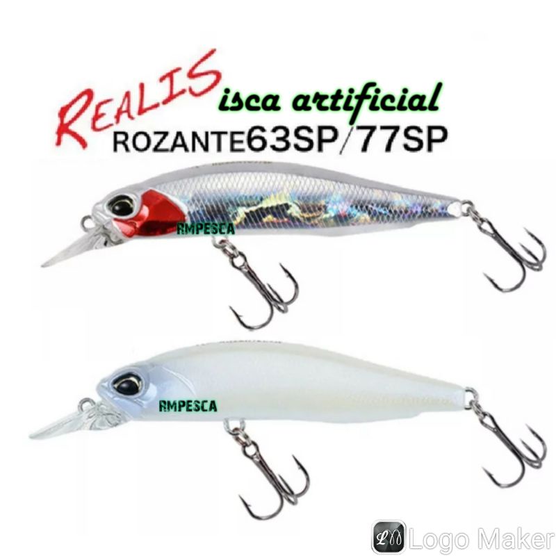 Isca artificial estilo Realis Rozante 77sp / 63 sp em Oferta na Shopee