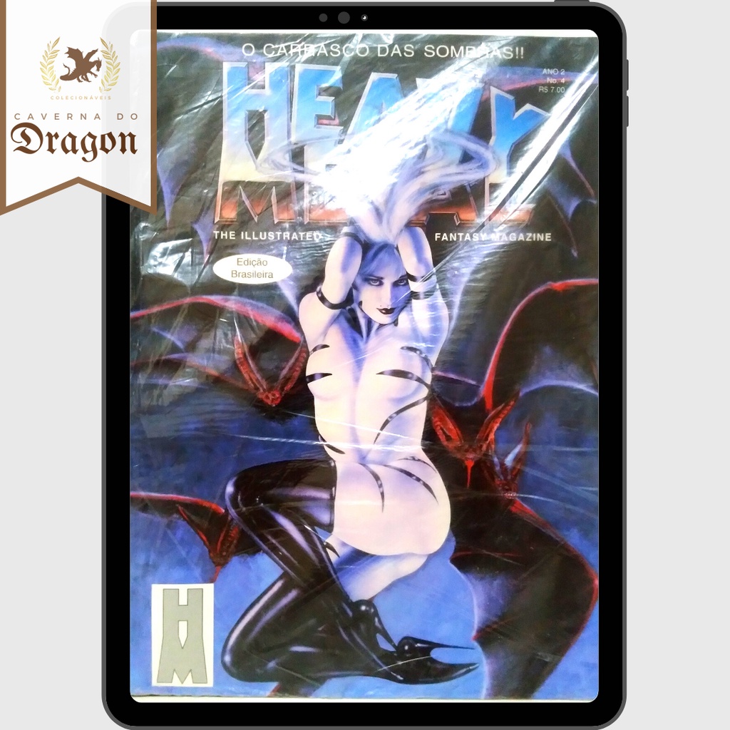 Revista Heavy Metal Ano 2 Nº 4 -  O Carrasco das Sombras (Lacrada)
