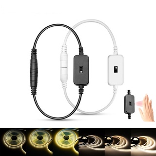 DC12-24 V IR Interruptor Sensor De Movimento Da Varredura Detector 3A Inteligente Dimmer Para LED Strip Luz Do Armário Luzes DC Plug