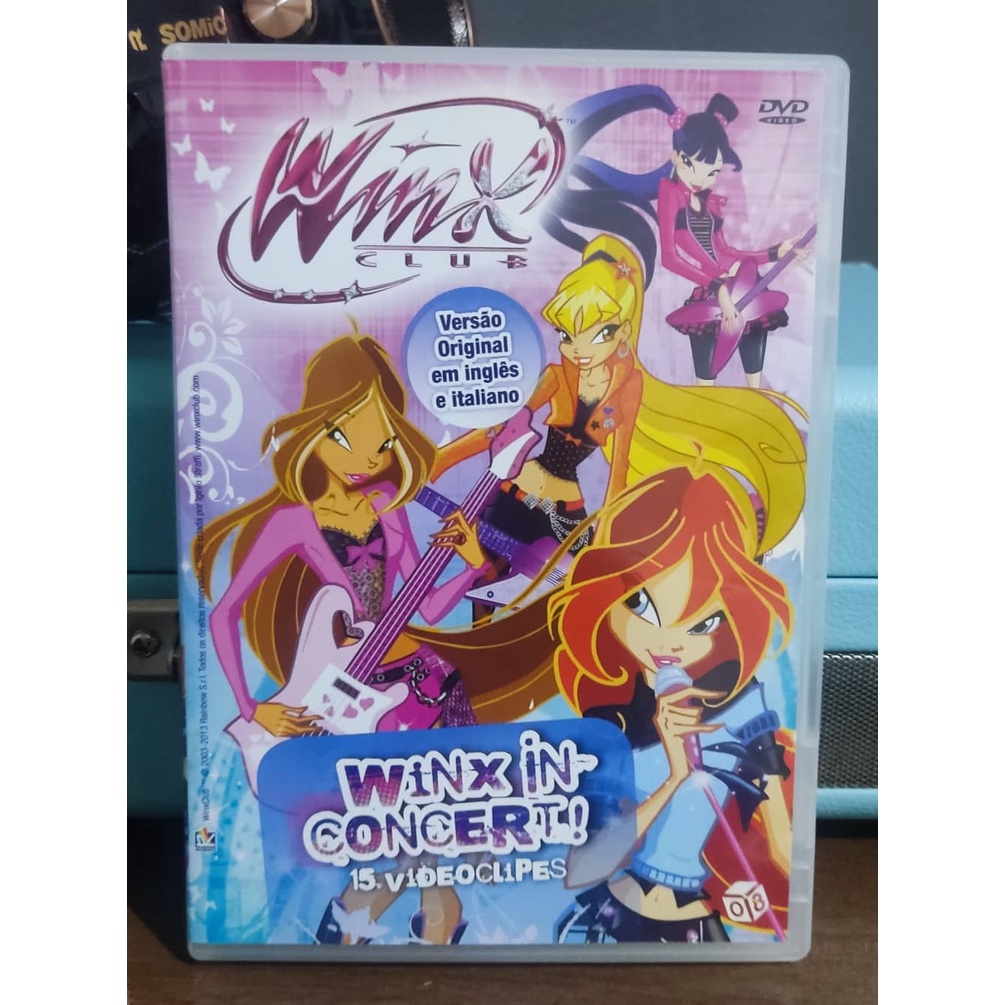 DVD: Winx Club - Em Concerto (Portugal)