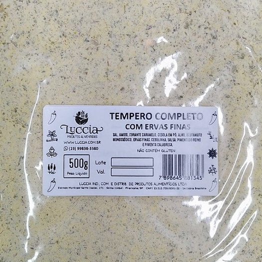 Tempero Completo com Ervas Finas - 250g, 500g e 1kg
