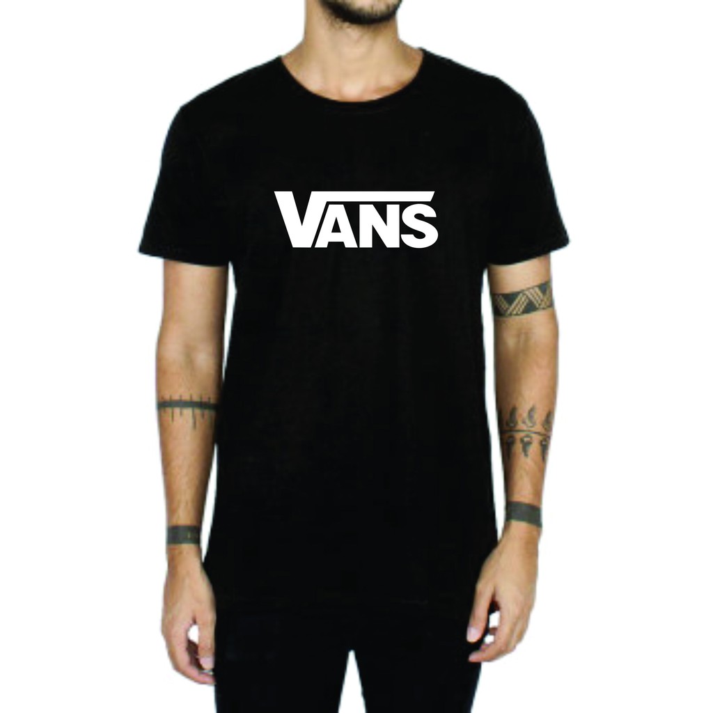 CAMISA CAMISETA vans LOGO MASCULINA SKATE GEEK SWAG THUG LIFE NERD SKATEWER SK8