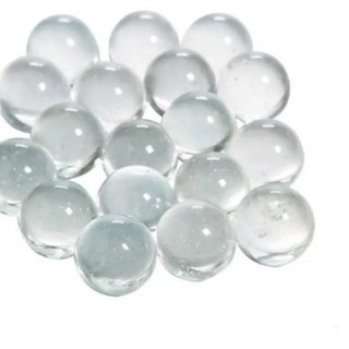 Bolinha de gude vidro para decoração transparente 50 Unidades 16MM Esfera de Vidro Importado