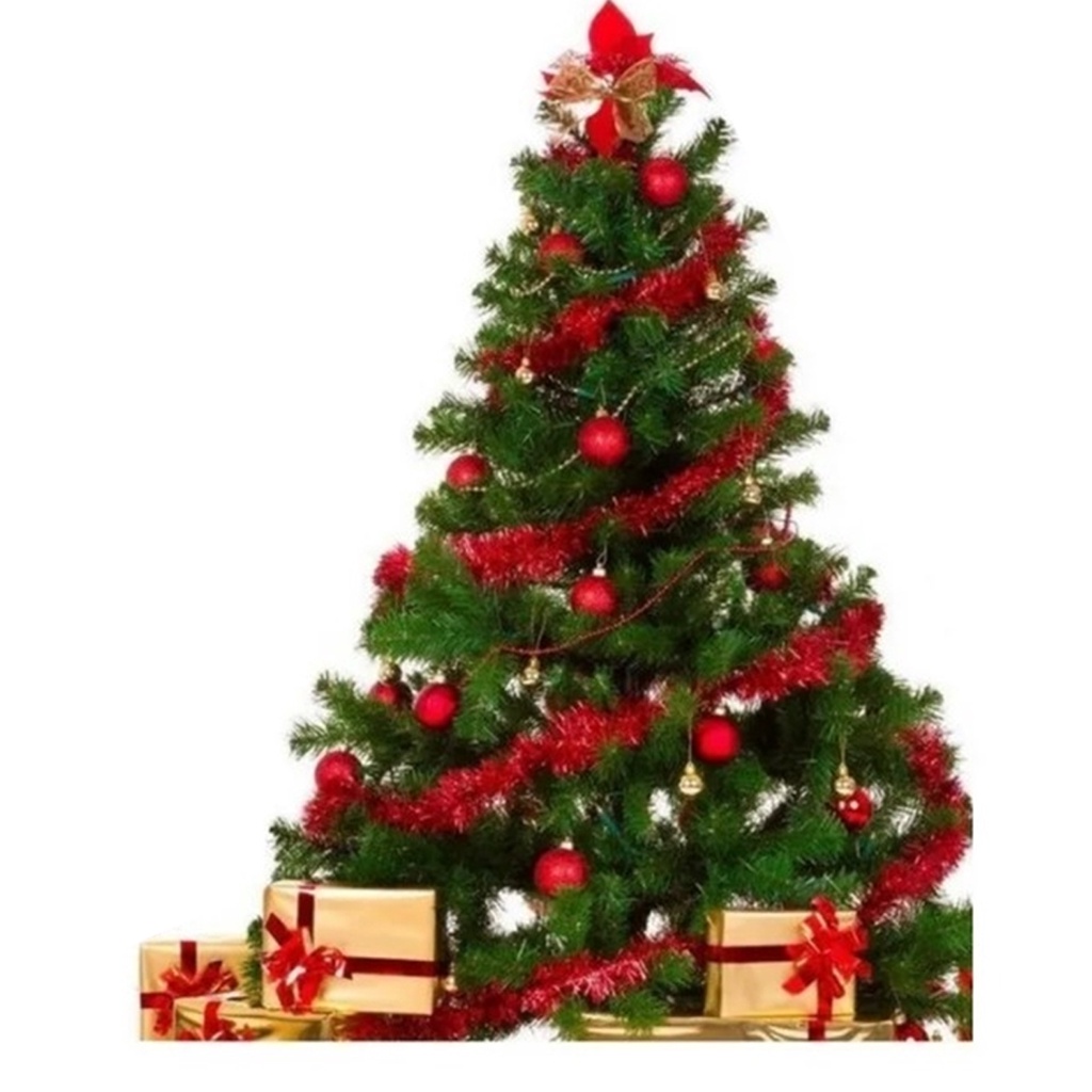 Árvore De Natal Pinheiro Decorada 1,80 Cm 320 Galhos 6 Itens | Shopee Brasil