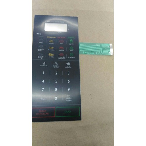 Membrana Teclado  Forno Microondas Panasonic Nnst 568bh