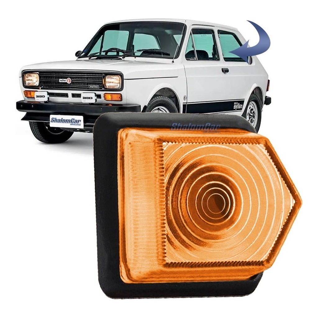 Lanterna Lateral Pisca Paralama Spazio Fiat 147 Panorama Oggi - Ambar Laranja