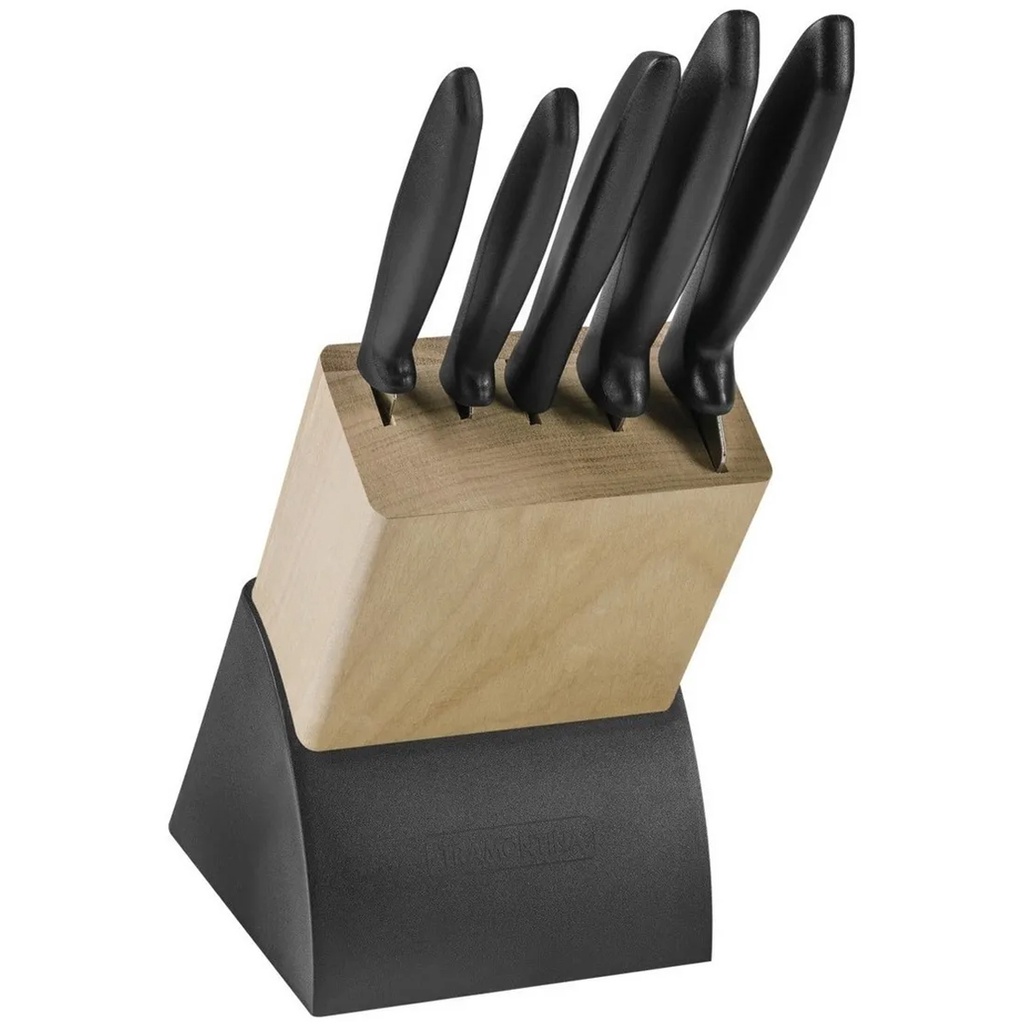 Jogo De Facas Cozinha Gourmet Suporte 6 Peças - Tramontina - Home & Living