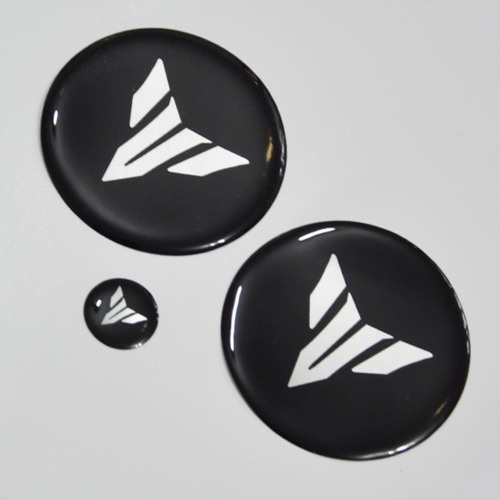 Adesivo 3d Logo Tanque Carenagem Slider M1 Moto Mt 03 Mt03