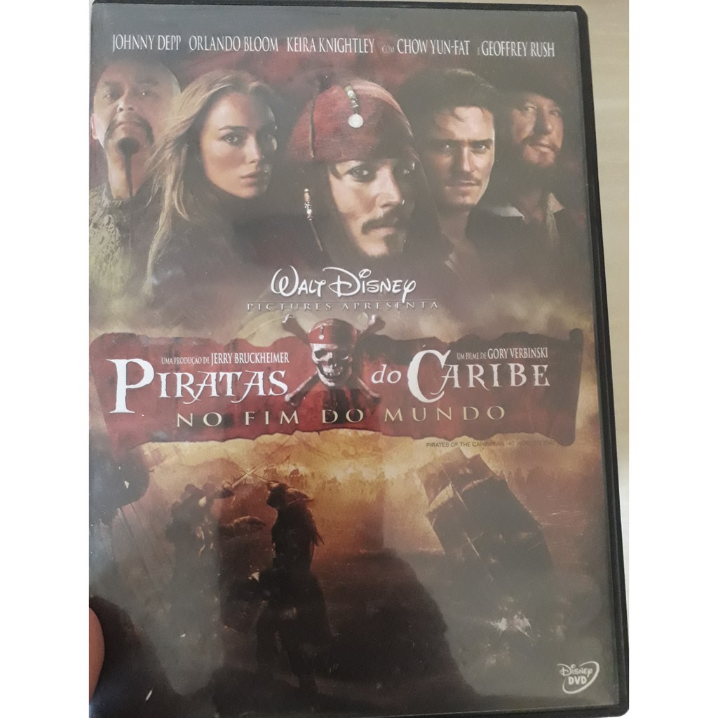 Dvd Piratas Do Caribe No Fim Do Mundo Johnny Deep Disney