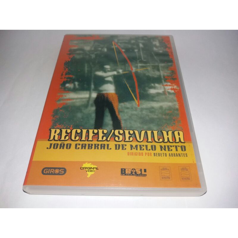 Dvd - Recife / Sevilha : Joao Cabral de Melo Neto - 2003 - Filme Nacional - Novo