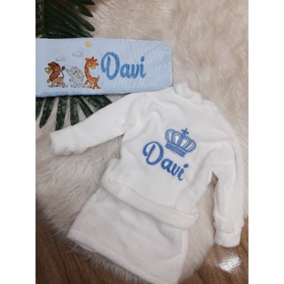 roupão com nome, roupão para ensaio fotográfico,inverno em Oferta na Shopee