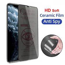 Película Privacidade em Cerâmica 9D Apple iPhone XR Tela 6.1" Anti Spy Flexível Protetora