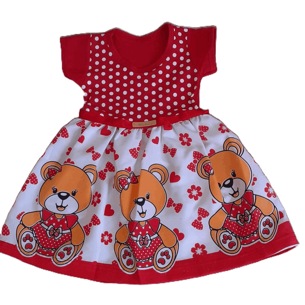Vestido para Bebe Infantil Menina até 6 meses em Oferta na Shopee