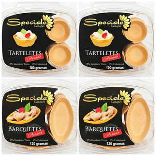 Kit Barquetes / Tarteletes Assadas para rechear aprox. 150 unid.