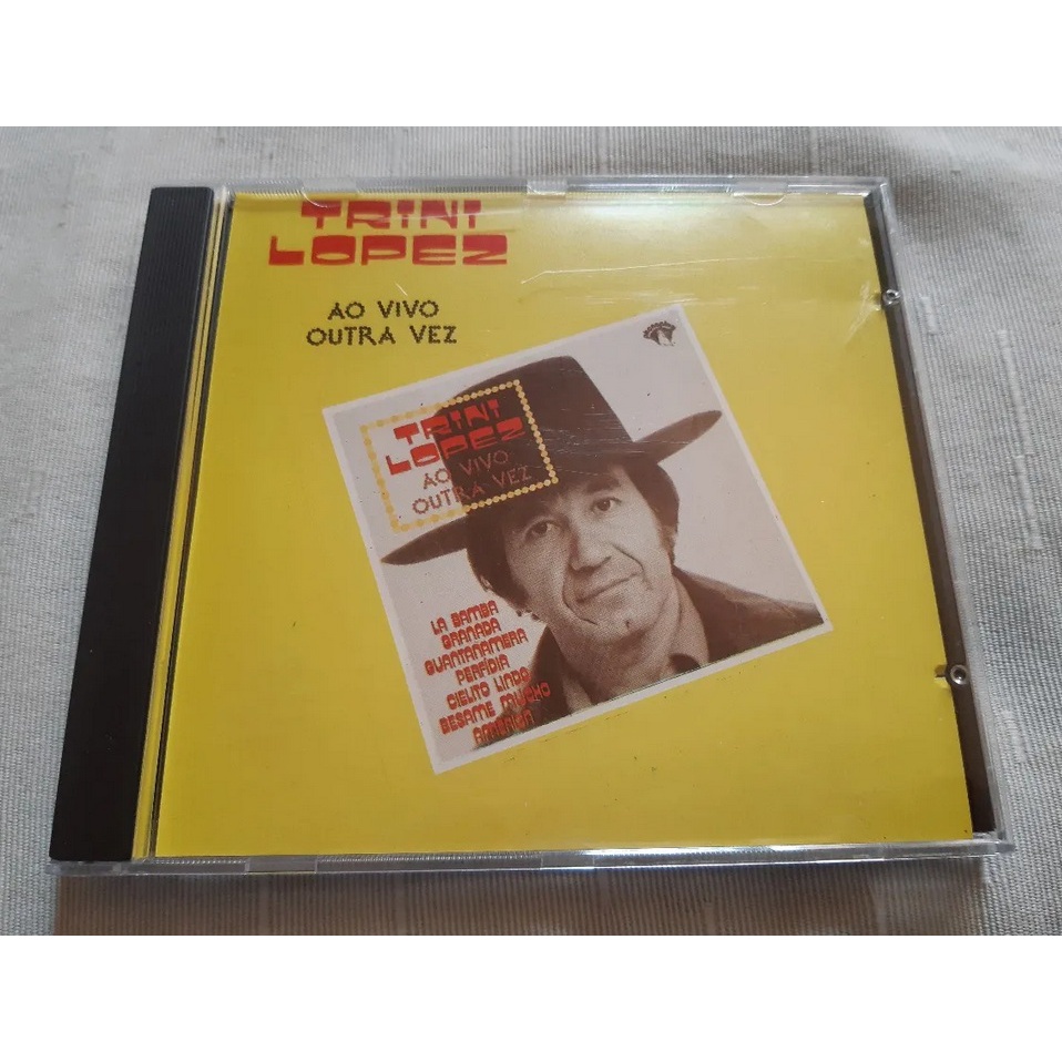 CD Trini Lopez - Ao Vivo Outra Vez - Ótimo Estado