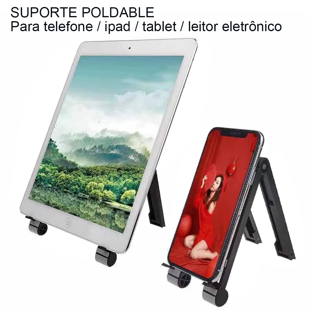 Suporte Para Celular Mesa De Notebook Ergonômico Base E Tablet Dobrável Ajustável CT01