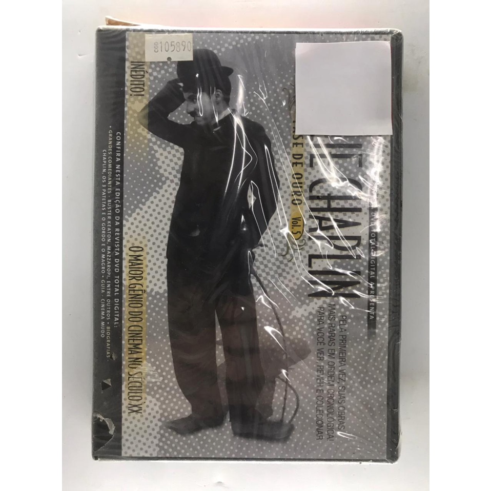 DVD Comédia Charlie Chaplin Fase de Ouro Vol. 5