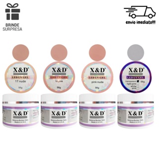 Gel X&d 56g Para Unhas Led Uv Acrigel Fibra para Unhas Xd Profissional Alongamento em Oferta na Shopee