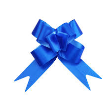 10 Unidades Laço Mágico 12cm x 18mm Liso Azul Escuro  Embalagem