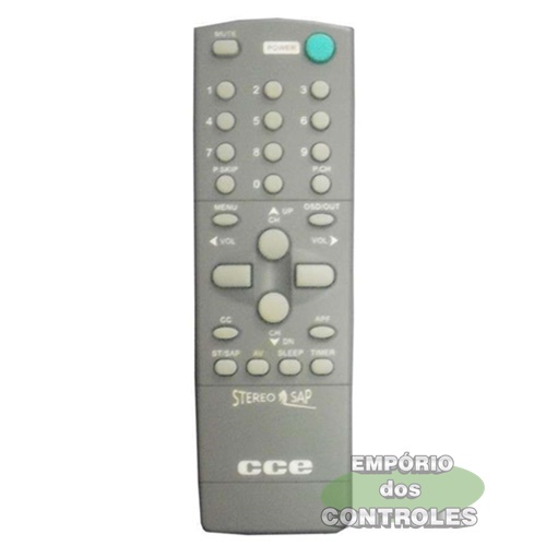 CONTROLE REMOTO  TV CCE RC-32 HPS2002 STEREO SAP ORIGINAL TV DE TUBO